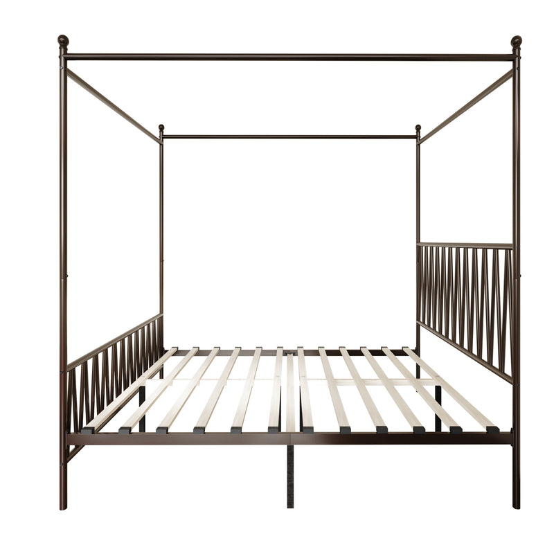 Home Design Dallas Metal Canopy Bed Frame