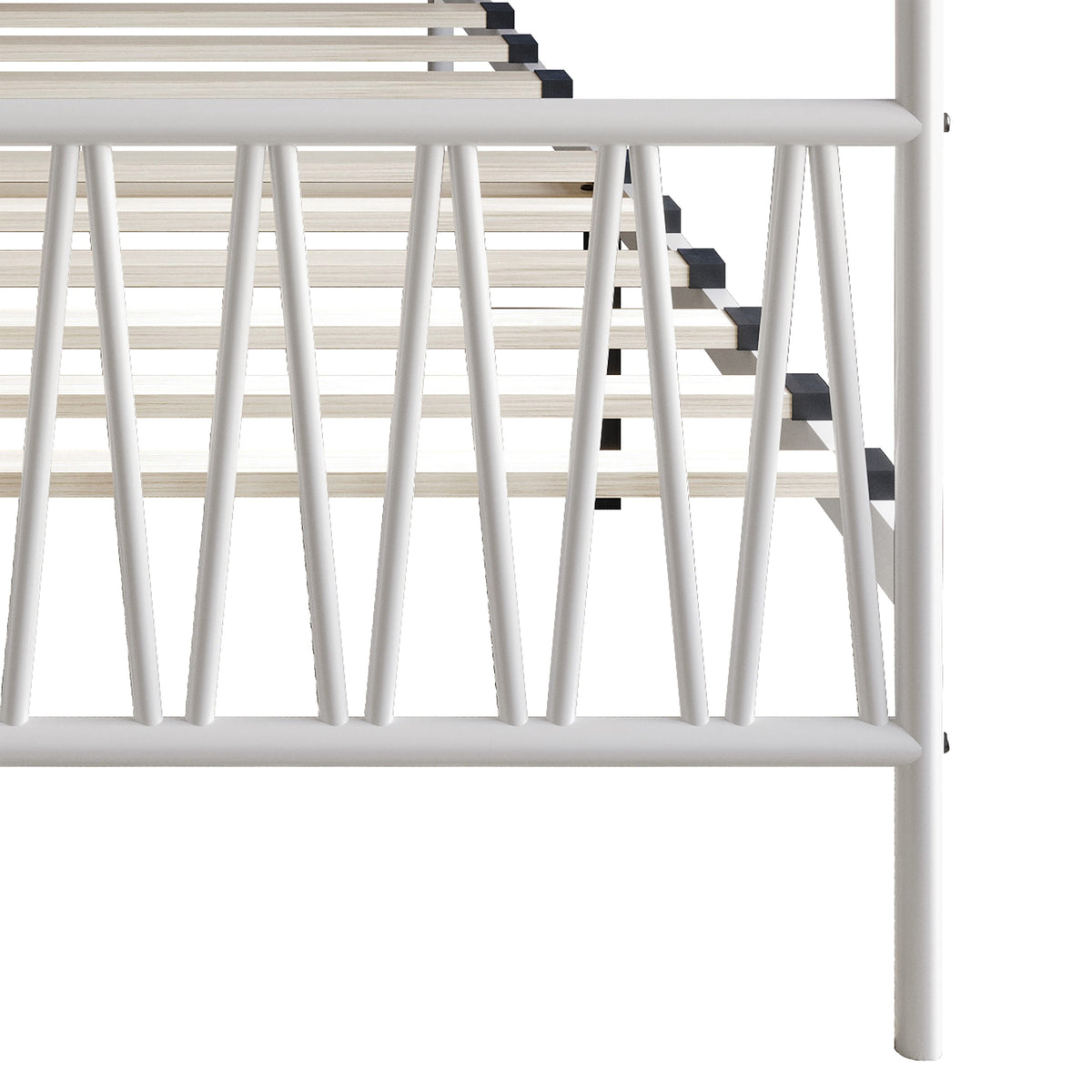 Home Design Dallas Metal Canopy Bed Frame