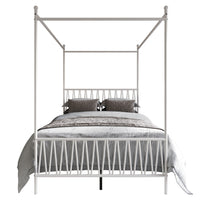 Home Design Dallas Metal Canopy Bed Frame