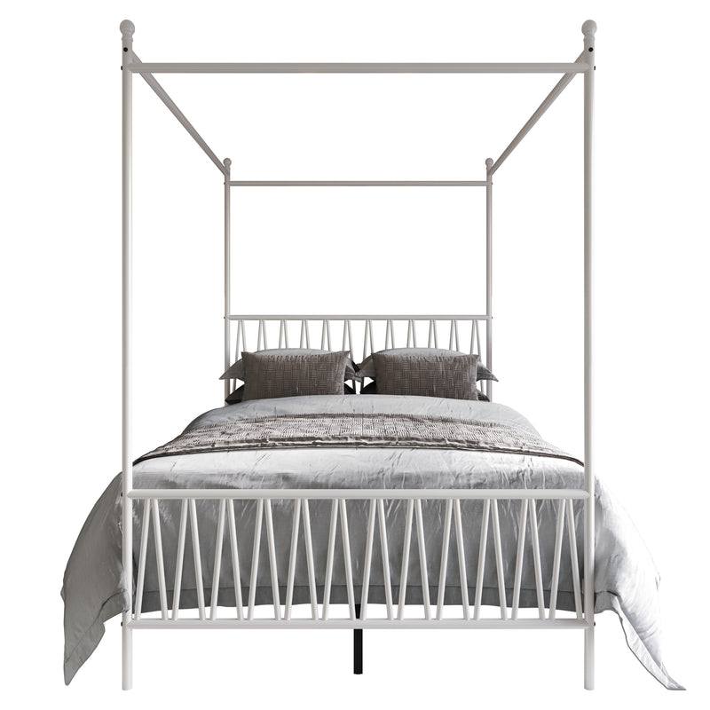 Home Design Dallas Metal Canopy Bed Frame