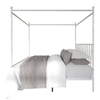 Home Design Dallas Metal Canopy Bed Frame
