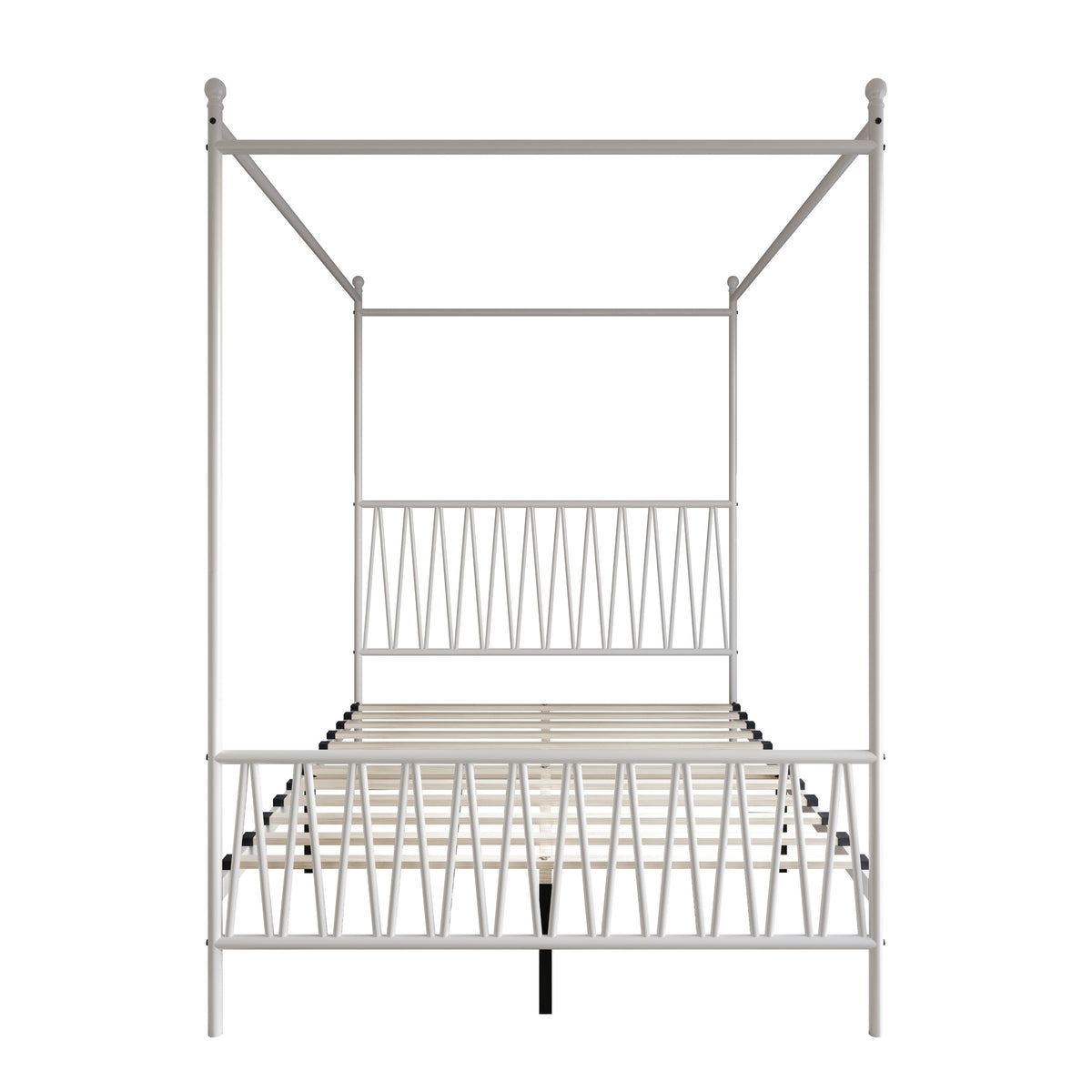 Home Design Dallas Metal Canopy Bed Frame