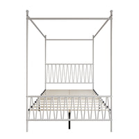 Home Design Dallas Metal Canopy Bed Frame