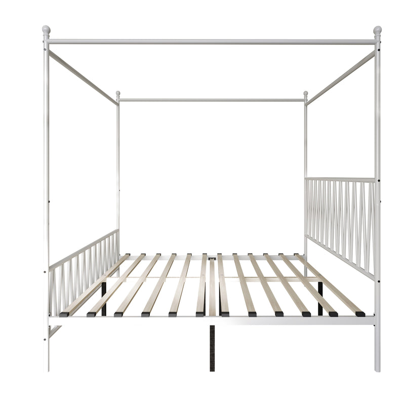 Home Design Dallas Metal Canopy Bed Frame