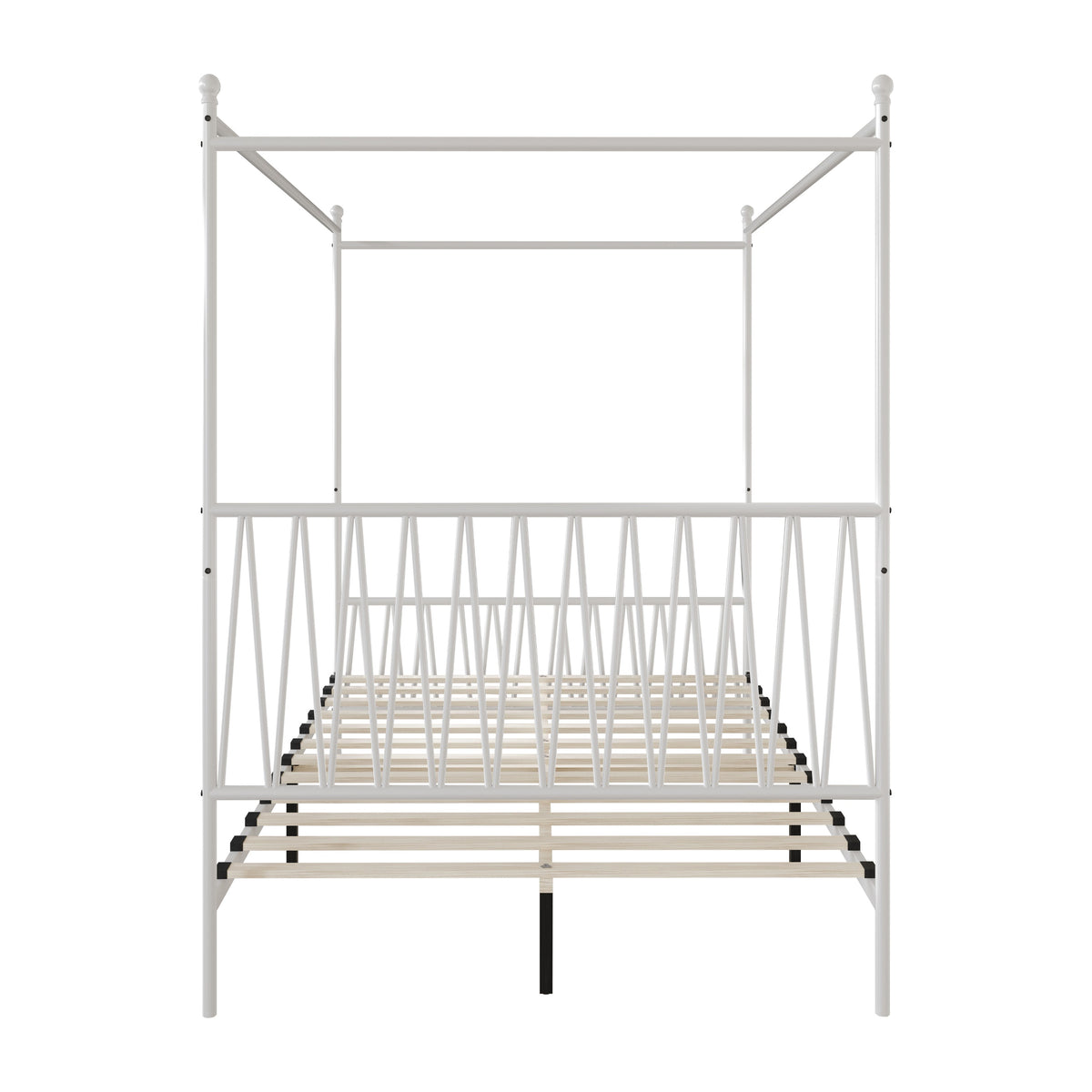 Home Design Dallas Metal Canopy Bed Frame