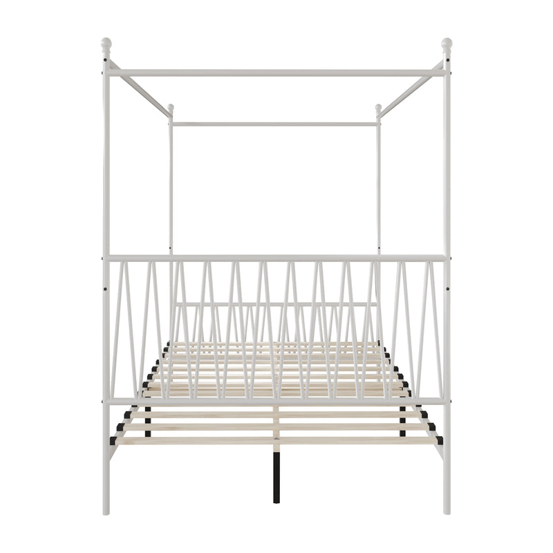Home Design Dallas Metal Canopy Bed Frame