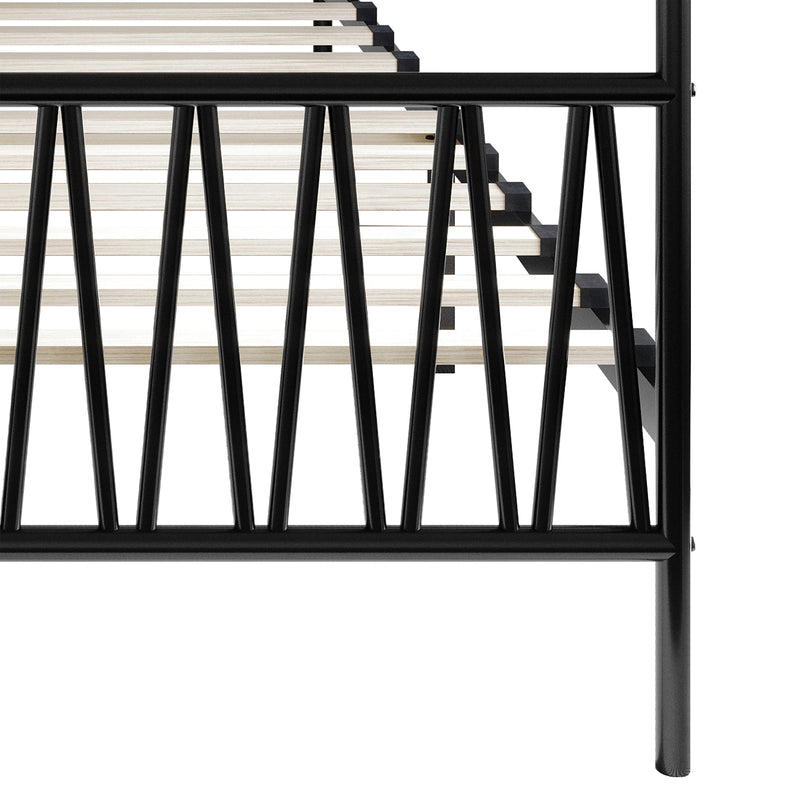 Home Design Dallas Metal Canopy Bed Frame