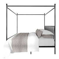 Home Design Dallas Metal Canopy Bed Frame