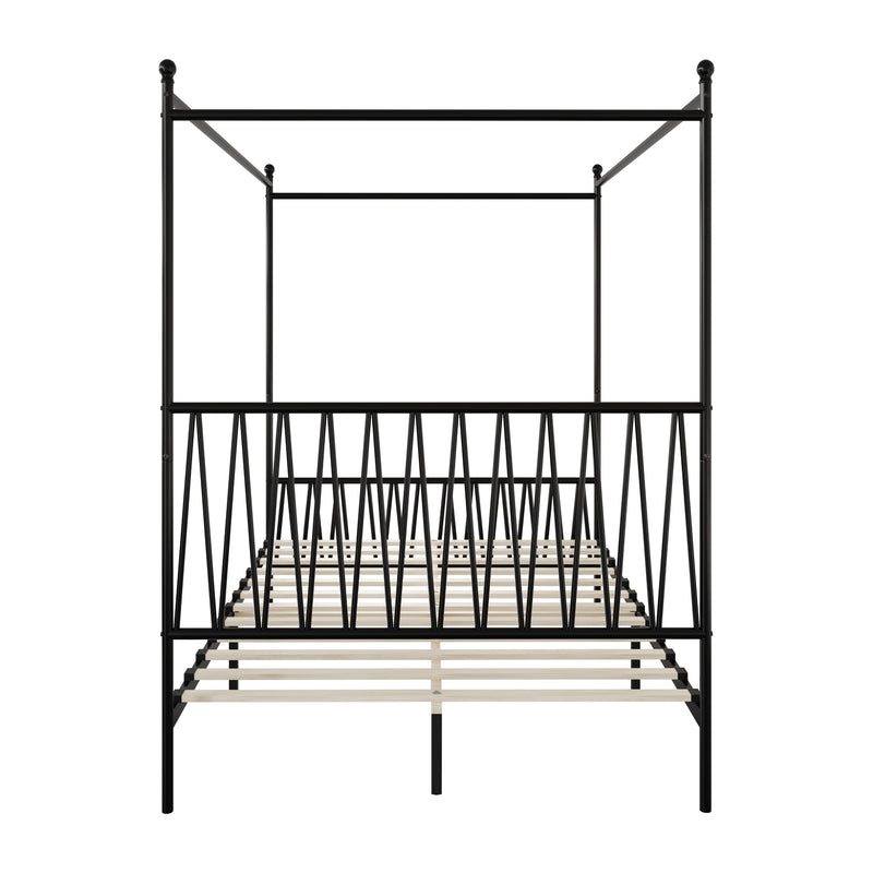 Home Design Dallas Metal Canopy Bed Frame