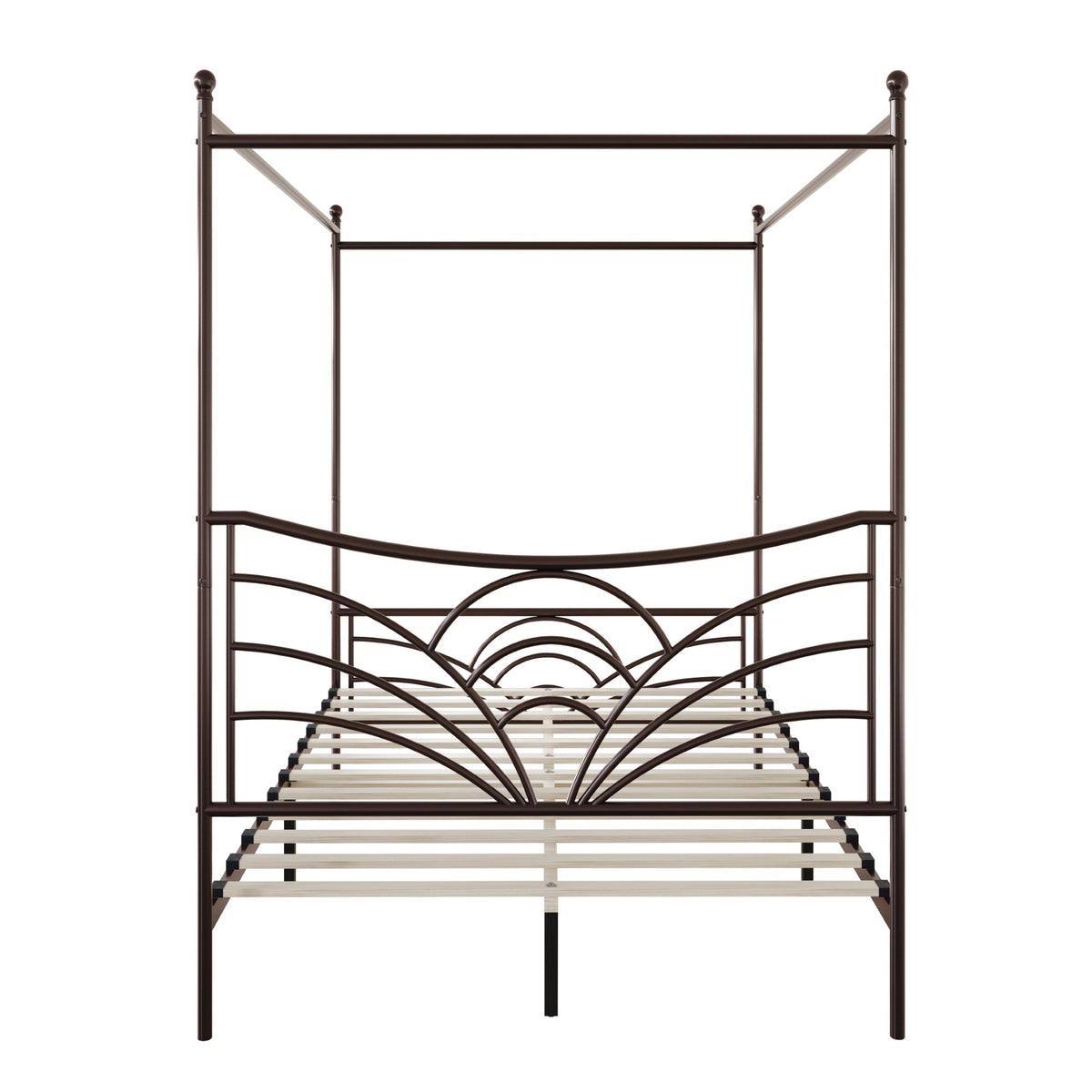 Home Design Denver Metal Canopy Bed Frame For Adult