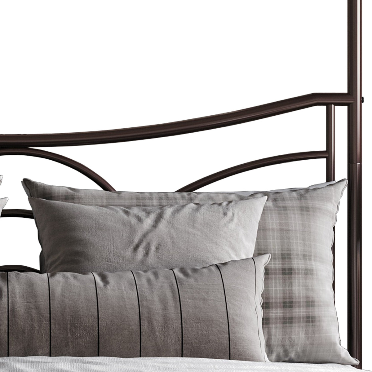 Home Design Denver Metal Canopy Bed Frame For Adult
