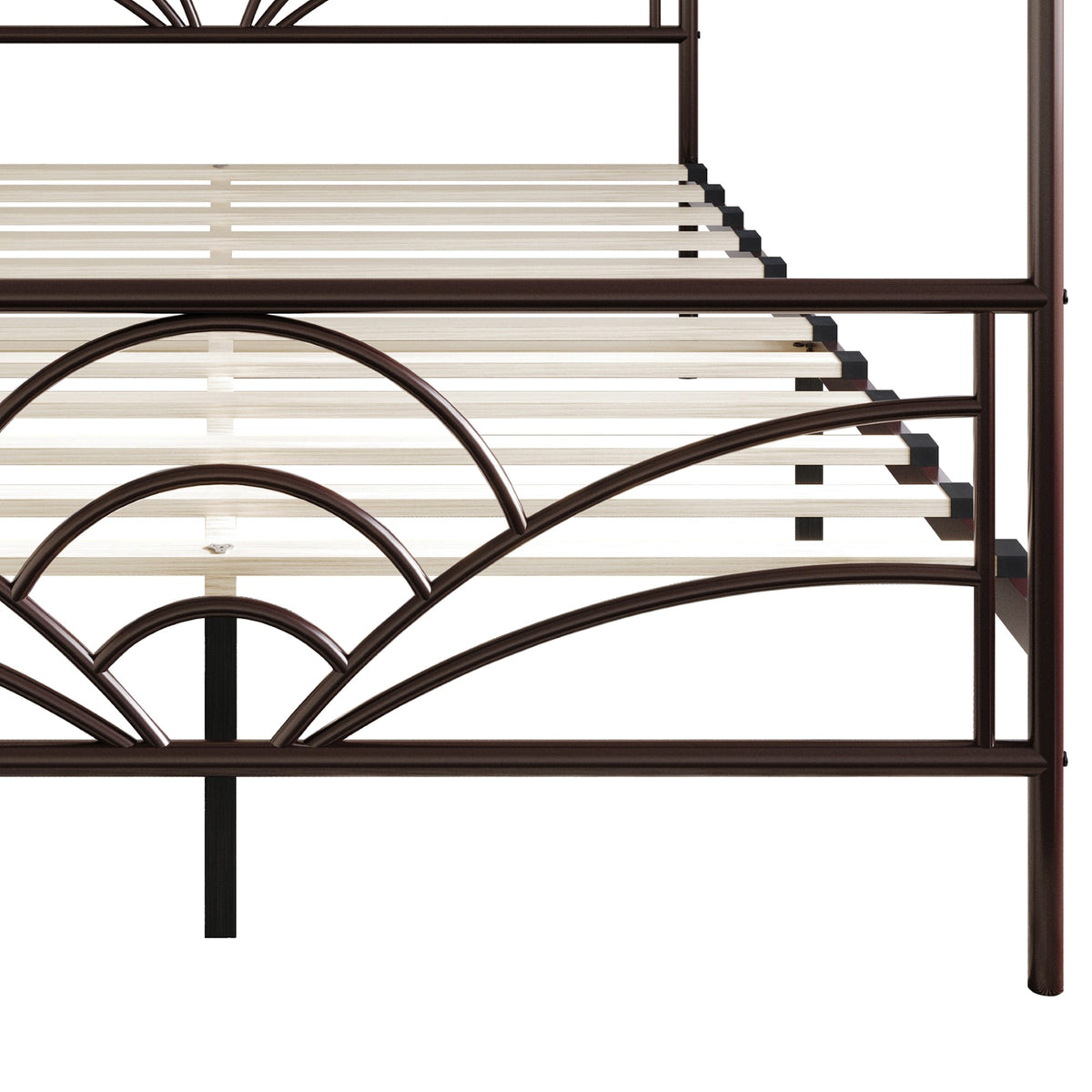 Home Design Denver Metal Canopy Bed Frame For Adult