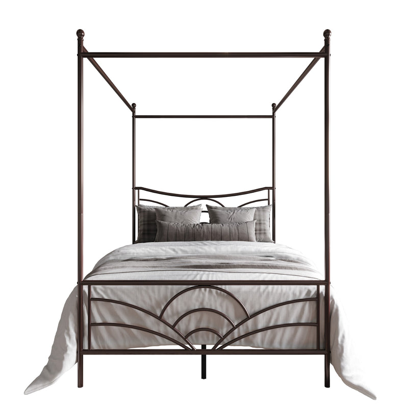Home Design Denver Metal Canopy Bed Frame For Adult
