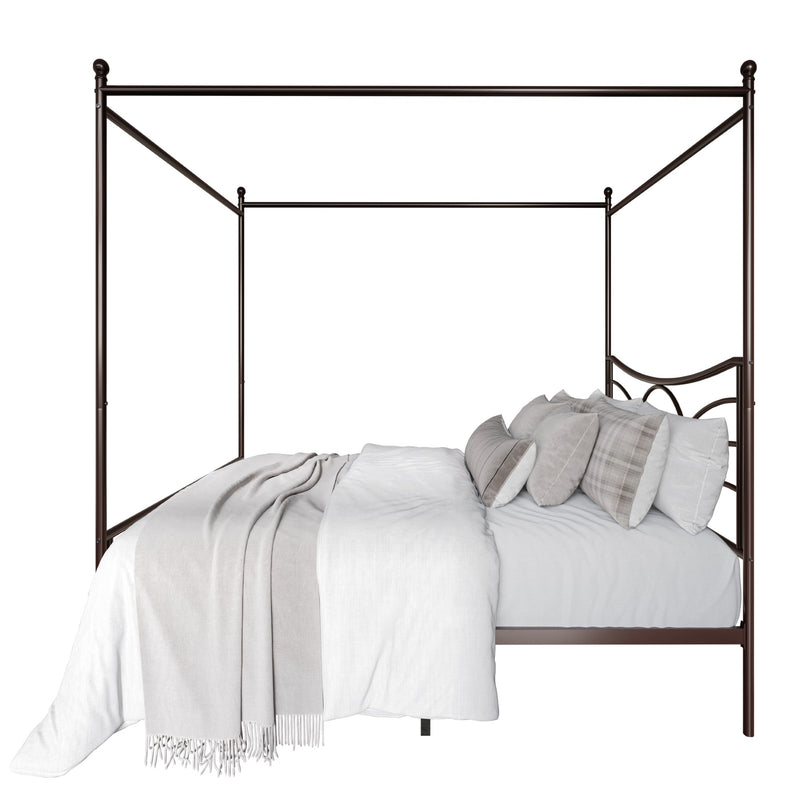 Home Design Denver Metal Canopy Bed Frame For Adult