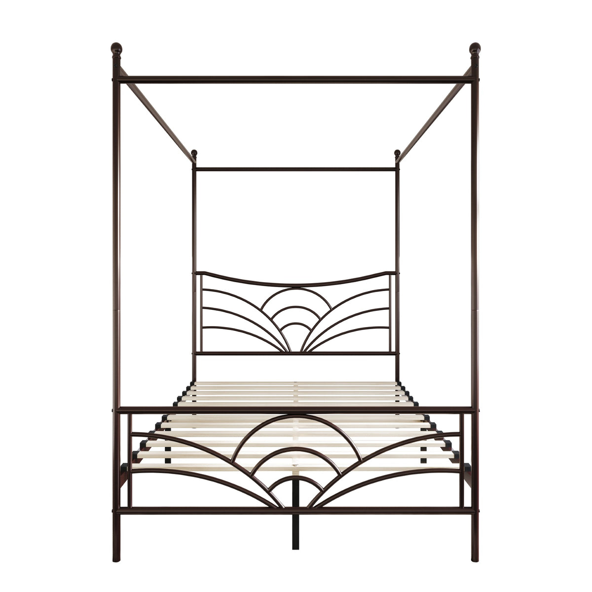 Home Design Denver Metal Canopy Bed Frame For Adult