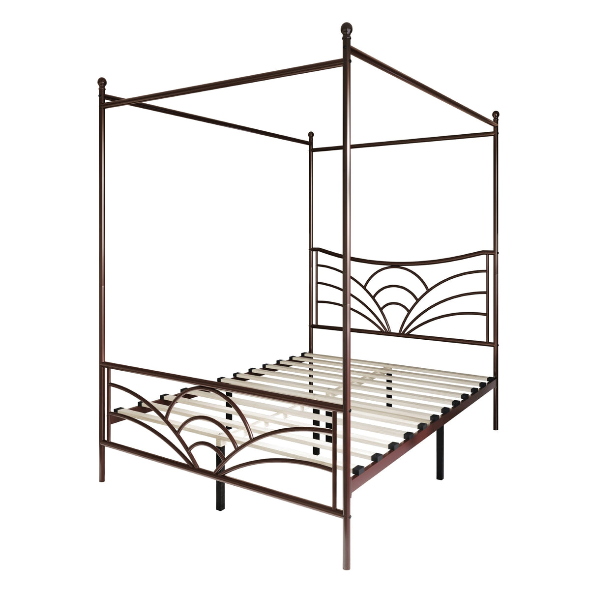 Home Design Denver Metal Canopy Bed Frame For Adult
