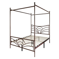 Home Design Denver Metal Canopy Bed Frame For Adult