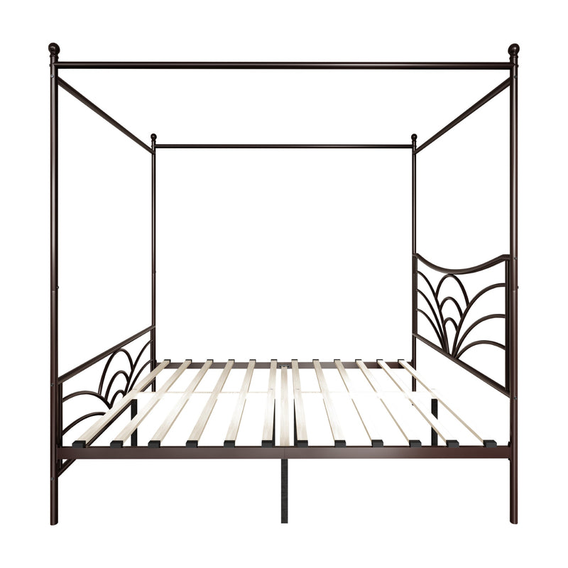 Home Design Denver Metal Canopy Bed Frame For Adult