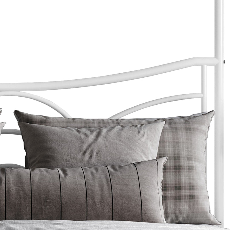 Home Design Denver Metal Canopy Bed Frame For Adult