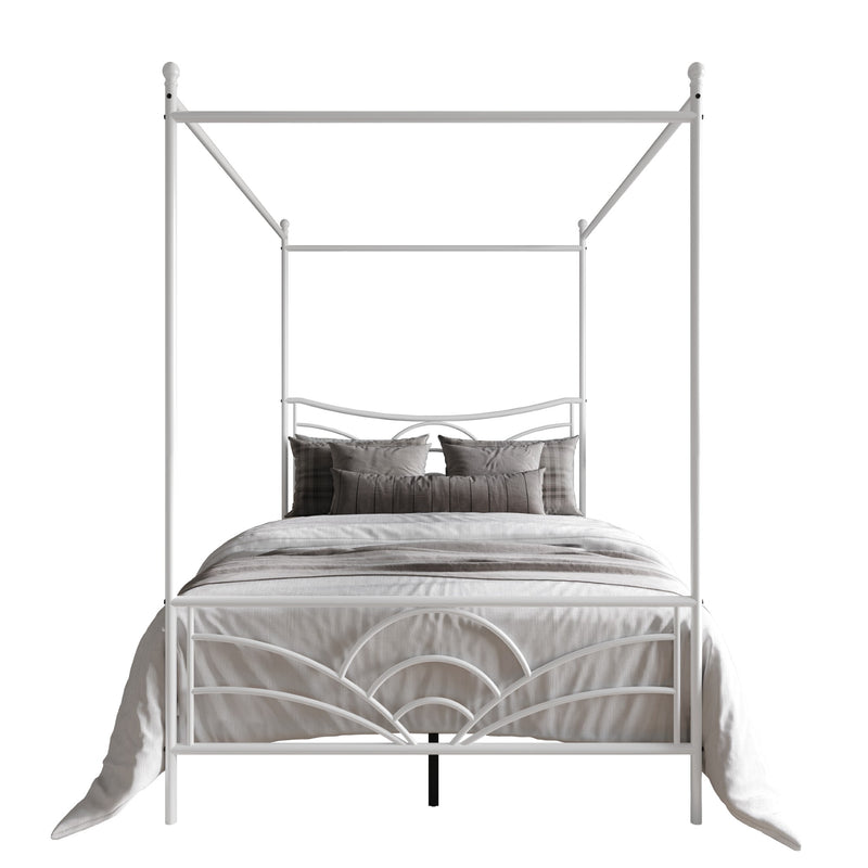 Home Design Denver Metal Canopy Bed Frame For Adult