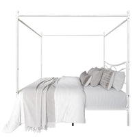 Home Design Denver Metal Canopy Bed Frame For Adult