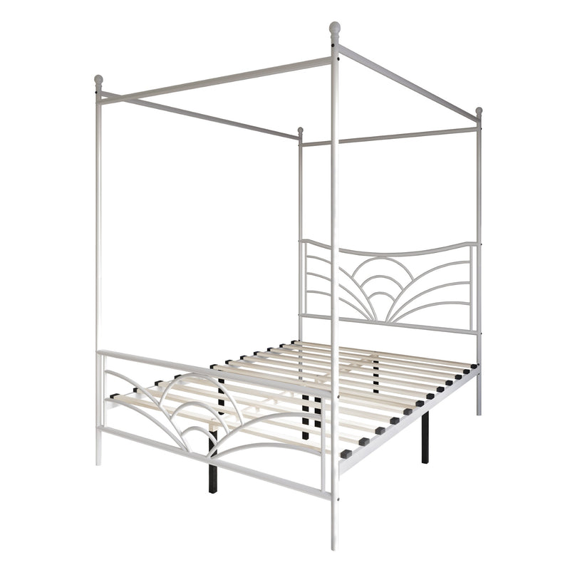 Home Design Denver Metal Canopy Bed Frame For Adult