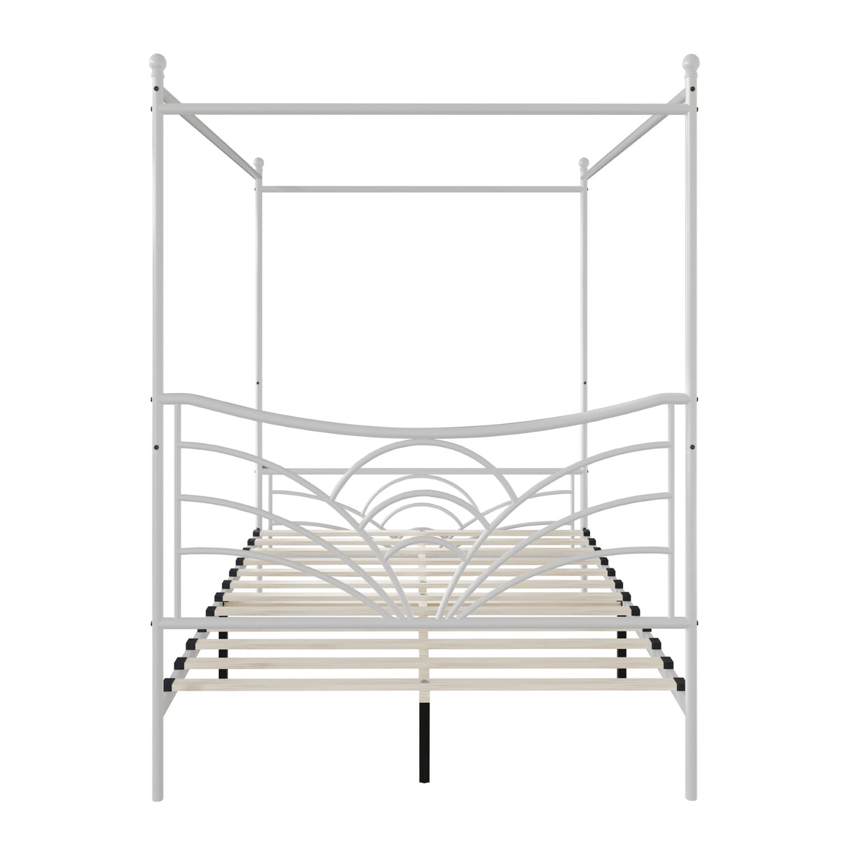 Home Design Denver Metal Canopy Bed Frame For Adult