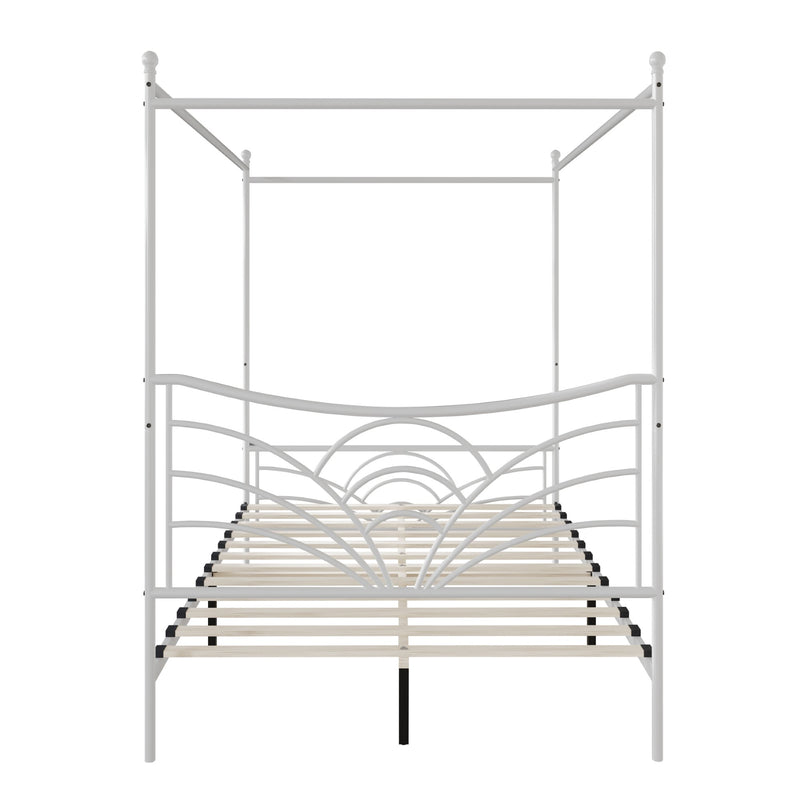 Home Design Denver Metal Canopy Bed Frame For Adult