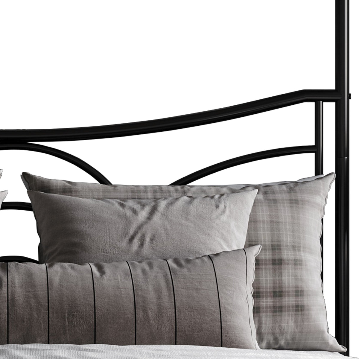 Home Design Denver Metal Canopy Bed Frame For Adult