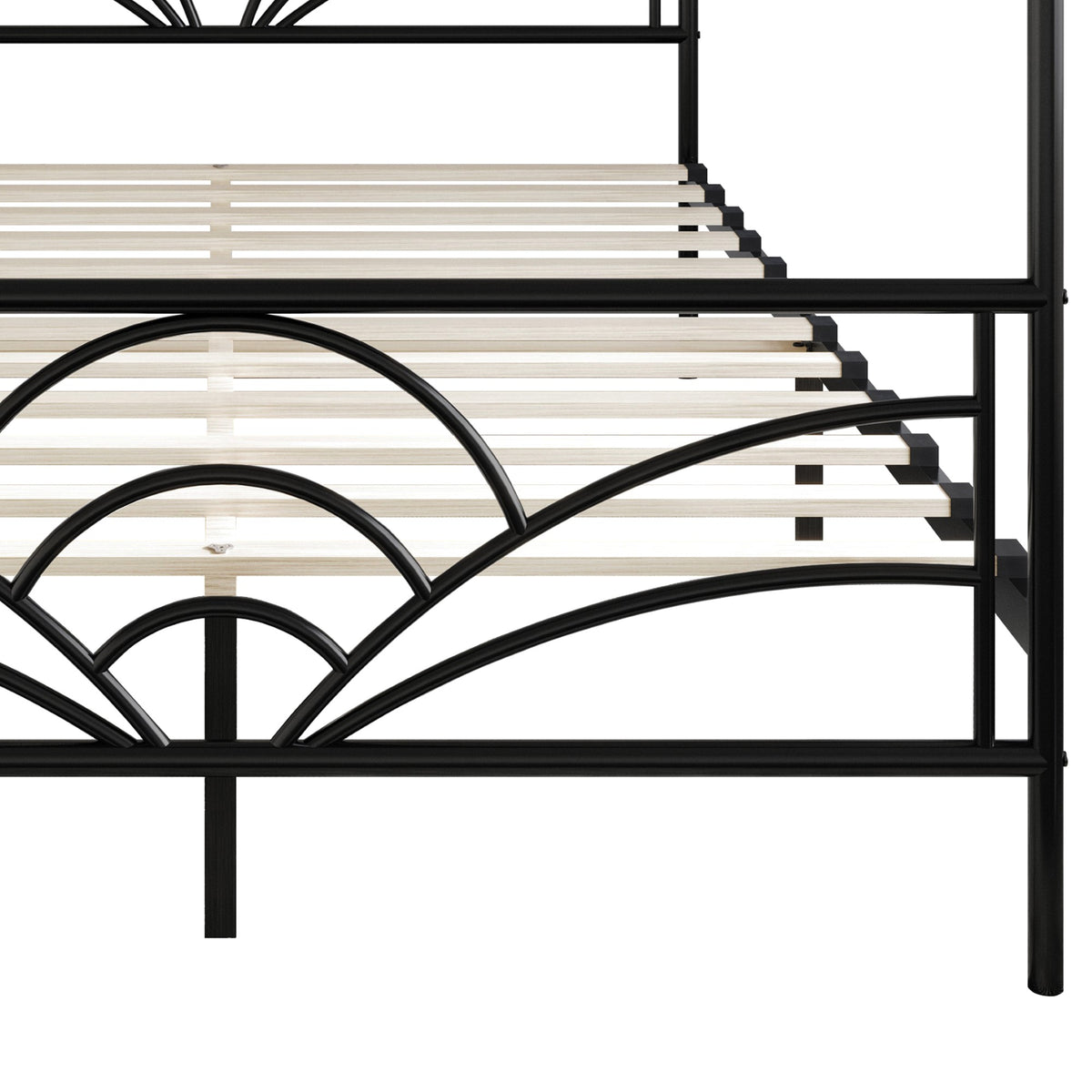 Home Design Denver Metal Canopy Bed Frame For Adult