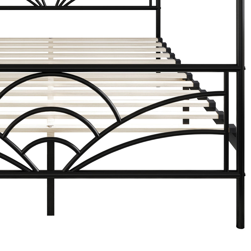 Home Design Denver Metal Canopy Bed Frame For Adult