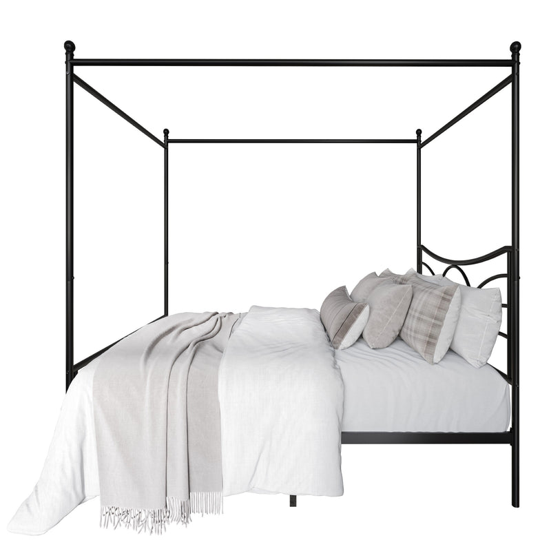 Home Design Denver Metal Canopy Bed Frame For Adult