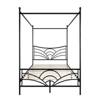 Home Design Denver Metal Canopy Bed Frame For Adult