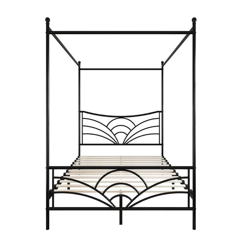 Home Design Denver Metal Canopy Bed Frame For Adult