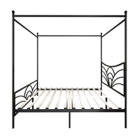 Home Design Denver Metal Canopy Bed Frame For Adult