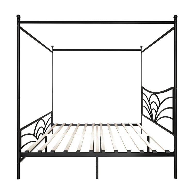 Home Design Denver Metal Canopy Bed Frame For Adult