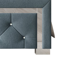 Home Design Toccoa Upholstered Panel Bed Frame