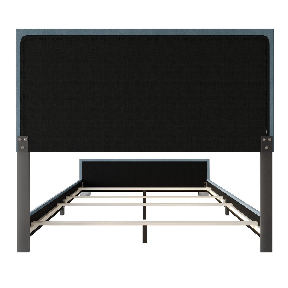 Home Design Toccoa Upholstered Panel Bed Frame