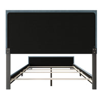 Home Design Toccoa Upholstered Panel Bed Frame