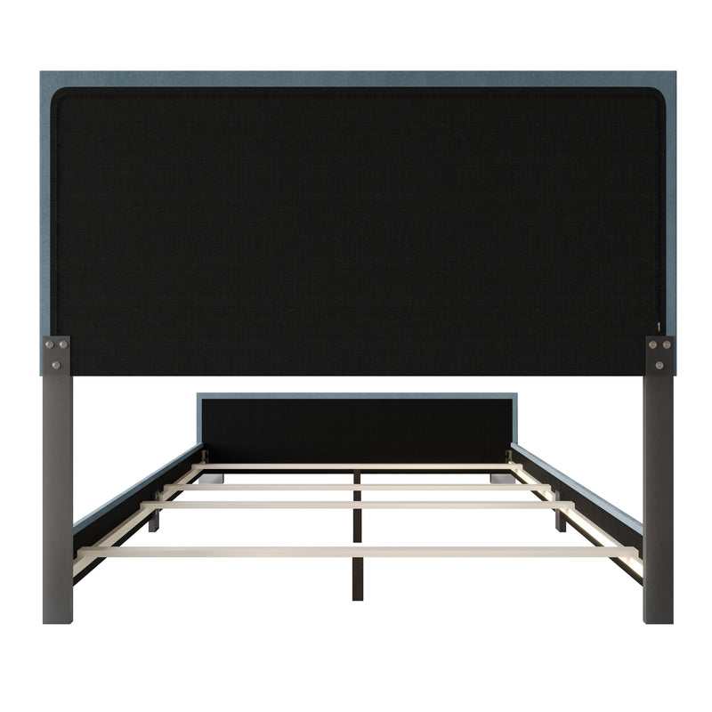 Home Design Toccoa Upholstered Panel Bed Frame