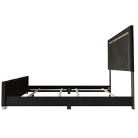 Home Design Toccoa Upholstered Panel Bed Frame