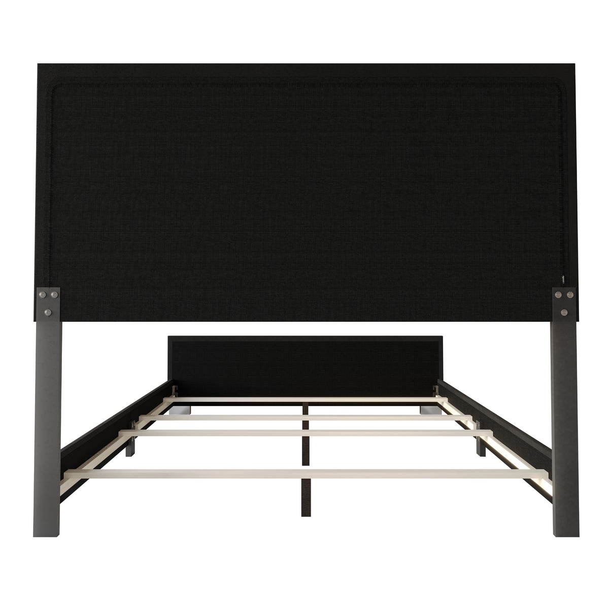 Home Design Toccoa Upholstered Panel Bed Frame