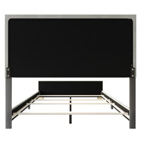 Home Design Olathe Upholstered Panel Bed Frame