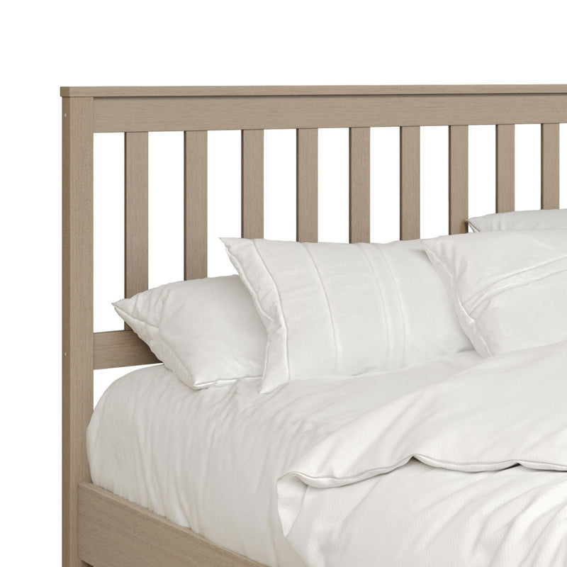 Home Design Fresno Wood Platform Bed Frame for Adult