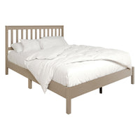 Home Design Fresno Wood Platform Bed Frame for Adult