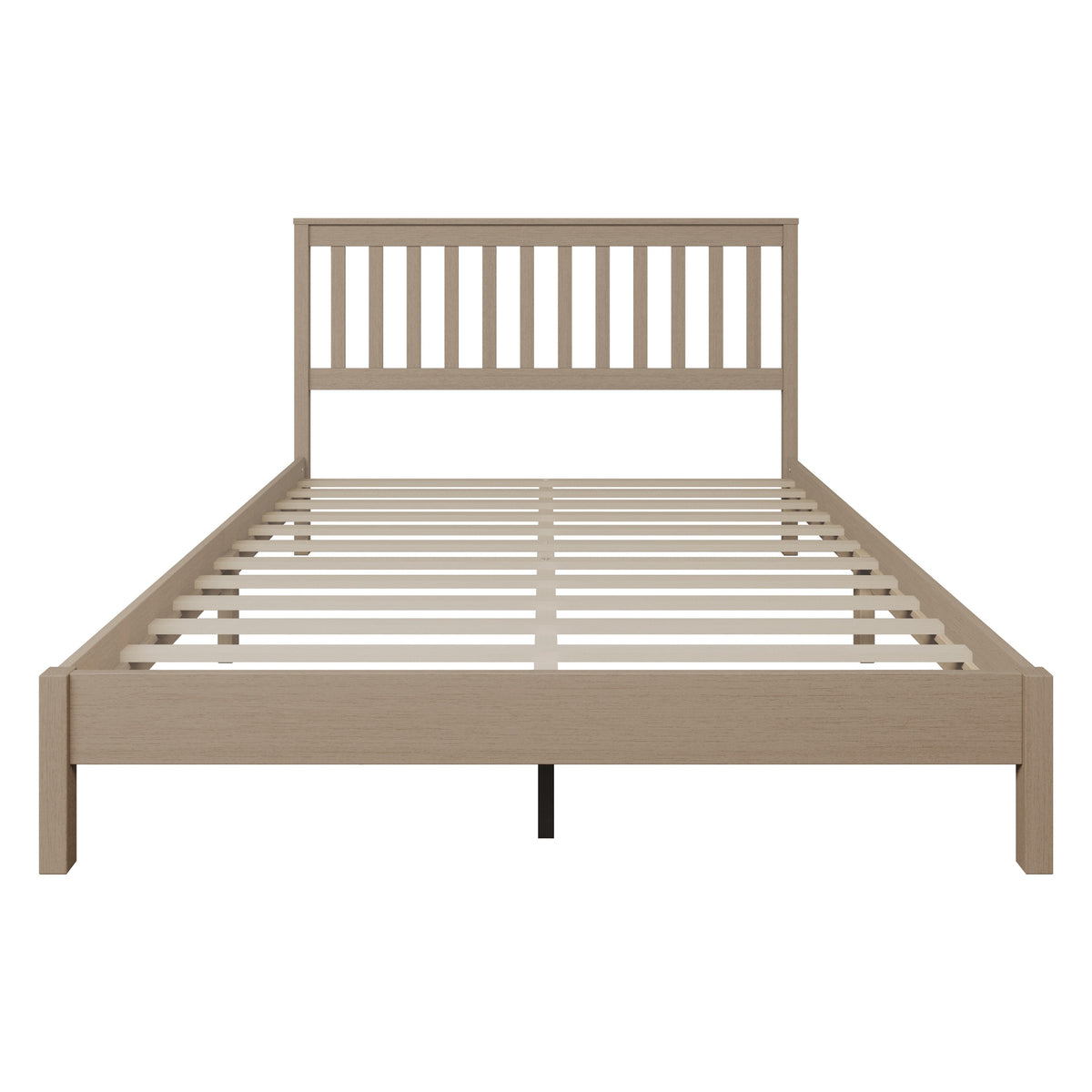 Home Design Fresno Wood Platform Bed Frame for Adult