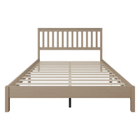 Home Design Fresno Wood Platform Bed Frame for Adult