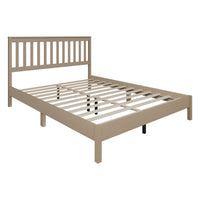 Home Design Fresno Wood Platform Bed Frame for Adult
