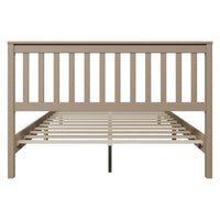 Home Design Fresno Wood Platform Bed Frame for Adult