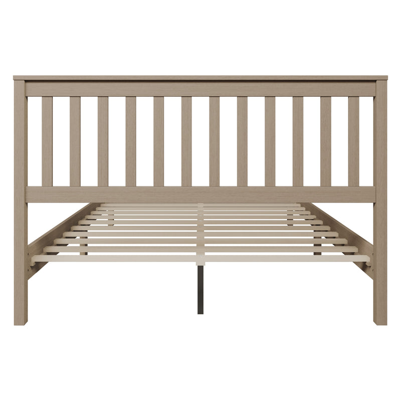 Home Design Fresno Wood Platform Bed Frame for Adult